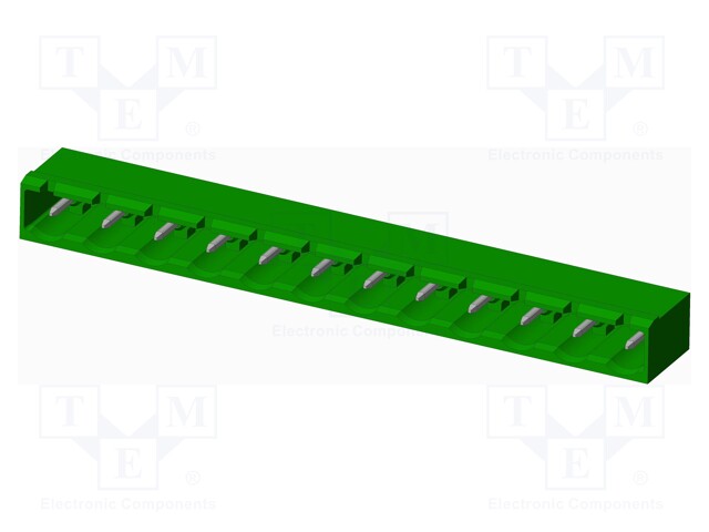 Connector: pluggable terminal block; socket; male; angled 90°