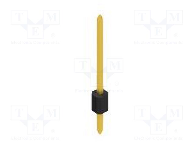 Connector: pin strips; pin header; male; PIN: 1; 1.27mm; THT; 1x1