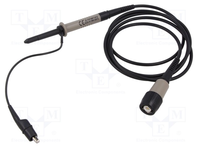 Probe: for oscilloscope; passive; 6MHz,250MHz; 1: 10; 1MΩ; 1ns,58ns