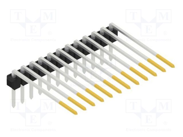 Connector: pin strips; pin header; male; PIN: 12; 2.54mm; THT; 1x12