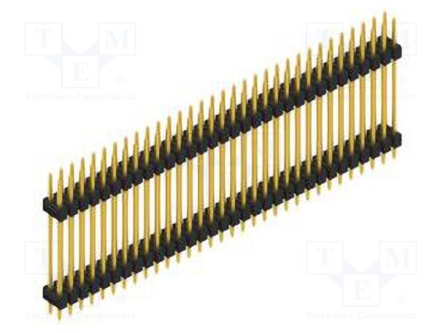 Connector: pin strips; pin header; male; PIN: 64; 2.54mm; THT; 2x32