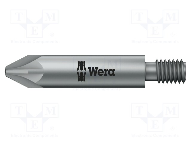 Screwdriver bit; Pozidriv®; PZ2; Overall len: 35mm; Mounting: M6