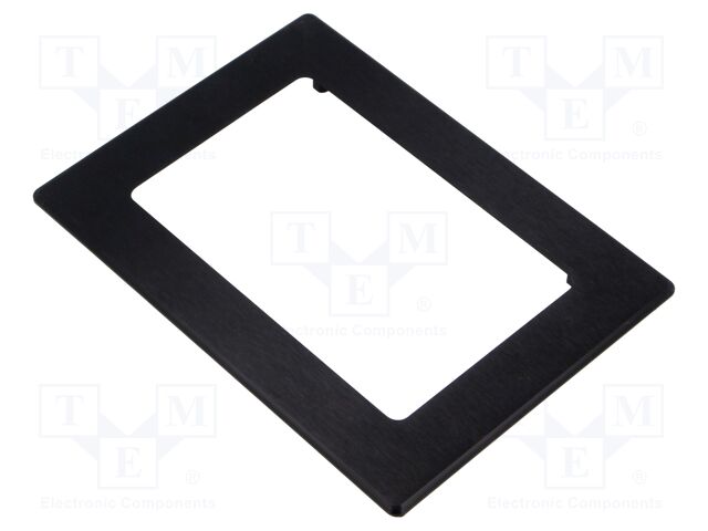 Frontal bezel; Dim: 128x94mm; 94x60mm; anodised aluminium