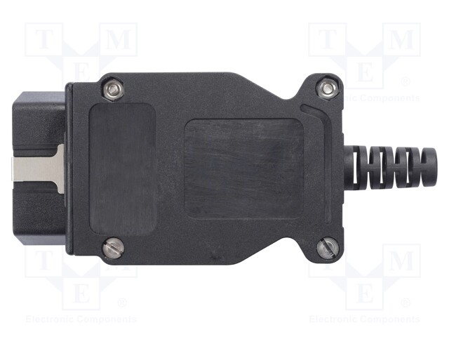 Diagnostic OBD II; black; 10A; Insulation: polyamide; -40÷85°C