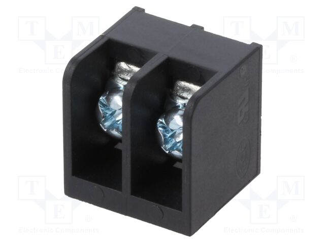 Connector: terminal block; YQ; 10A; 250V; terminal; PIN: 2; on PCBs