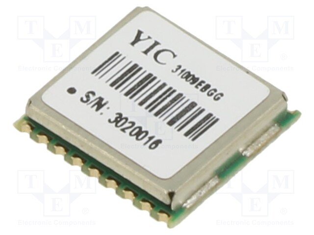 Module: GPS/BEIDOU/GALILEO/QZSS; ±2.5m; GPS; -165dBm; 2.8÷4.3VDC