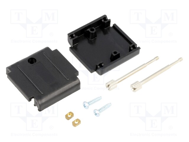 Enclosure: for D-Sub adapters; D-Sub 15pin; Locking: screws