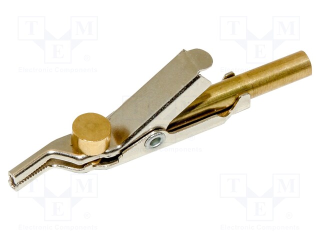 Crocodile clip; Grip capac: max.25.4mm; Overall len: 59.4mm