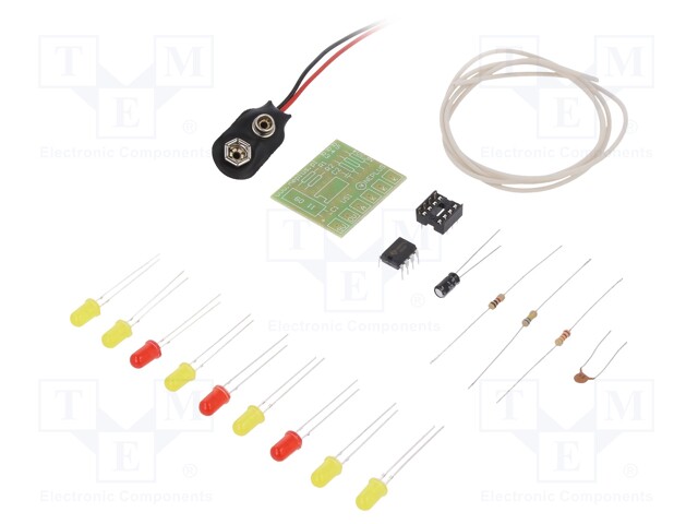 Circuit; decorative lamps; 9VDC; visual effects