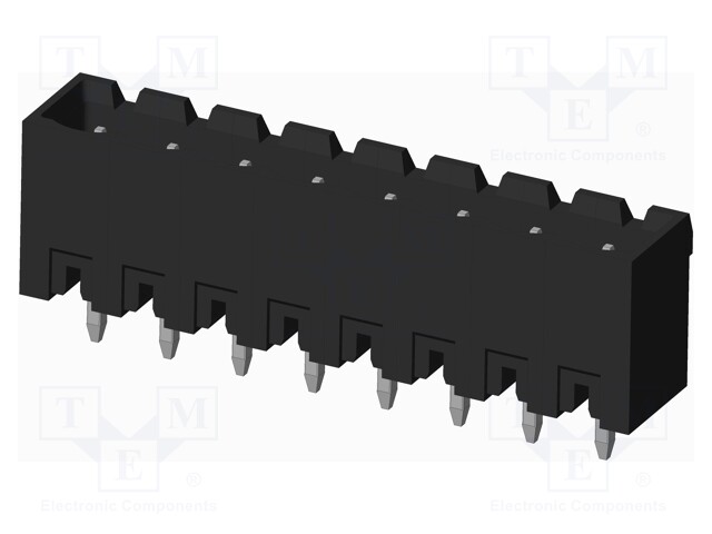 Connector: pluggable terminal block; socket; male; on PCBs