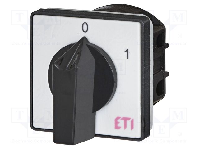 Switch: cam switch; Stabl.pos: 2; 25A; 0-1; for building in; Pos: 2