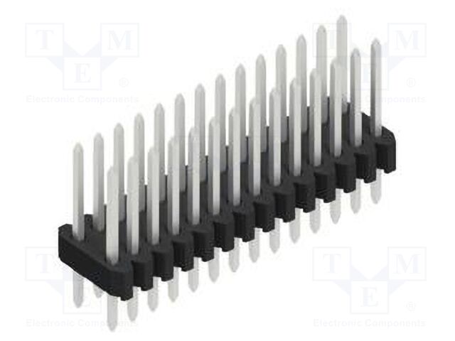 Connector: pin strips; pin header; male; PIN: 28; 1.27mm; THT; 2x14