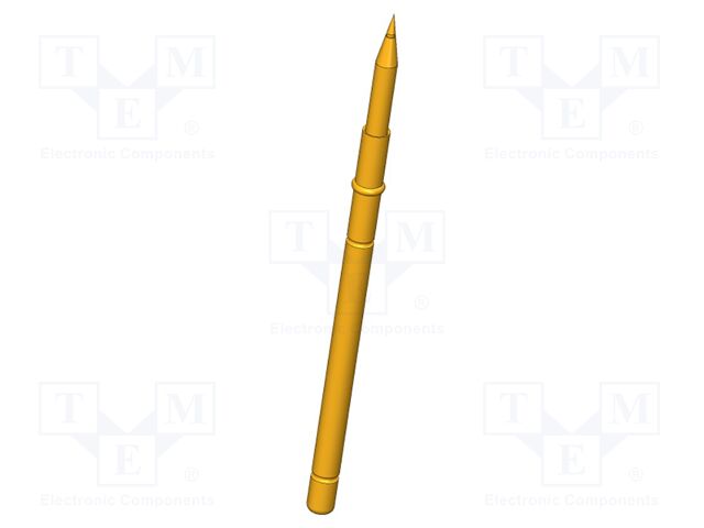 Test needle; Operational spring compression: 4mm; 5A; Ø: 1.3mm