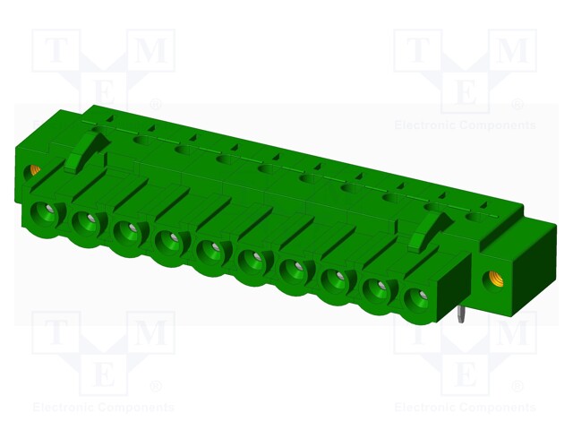 Connector: pluggable terminal block; socket; female; angled 90°