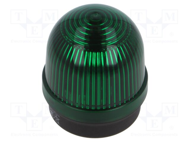 Signaller: lighting; continuous light; green; 12÷230VDC; IP65