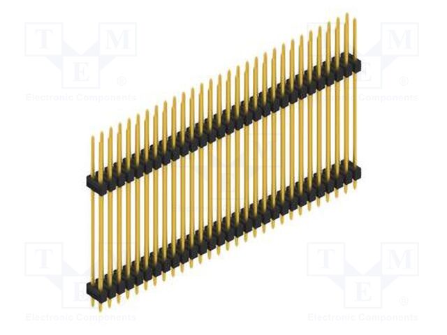 Connector: pin strips; pin header; male; PIN: 58; 2.54mm; THT; 2x29