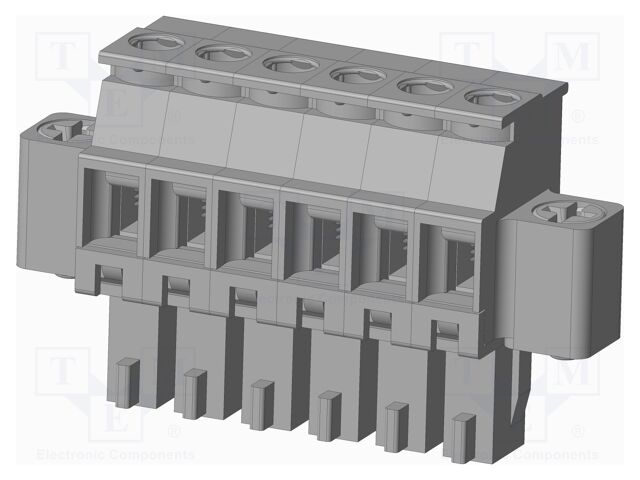 Connector: pluggable terminal block; plug; female; angled 90°