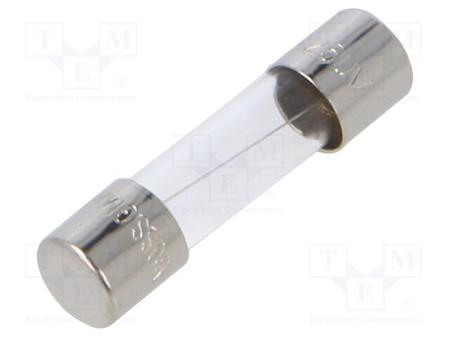 Fuse: fuse; quick blow; 3A; 250VAC; cylindrical,glass; 5x20mm; GMA