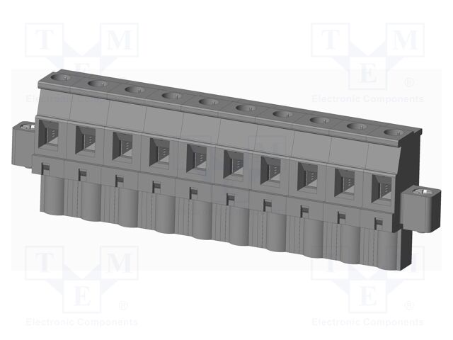 Connector: pluggable terminal block; plug; female; angled 90°
