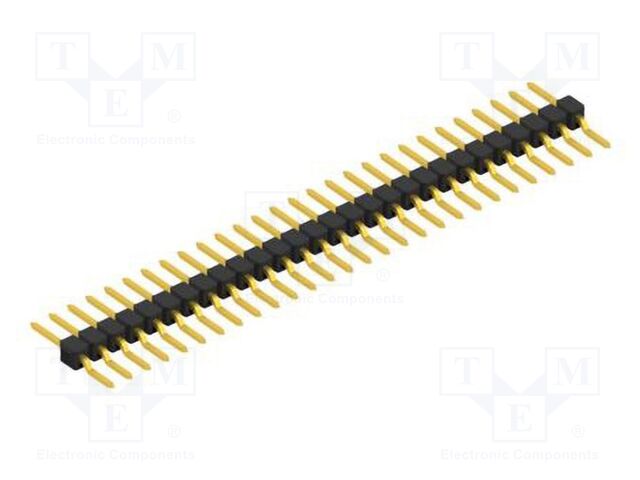 Connector: pin strips; pin header; male; PIN: 28; 2.54mm; SMT; 1x28