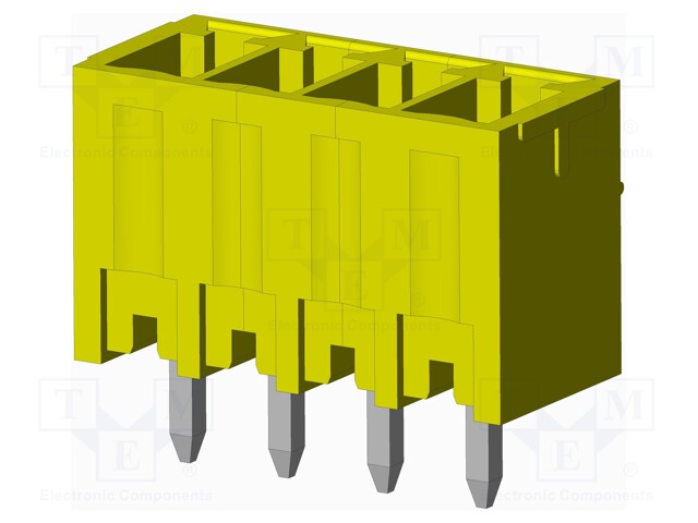 Connector: pluggable terminal block; socket; male; on PCBs