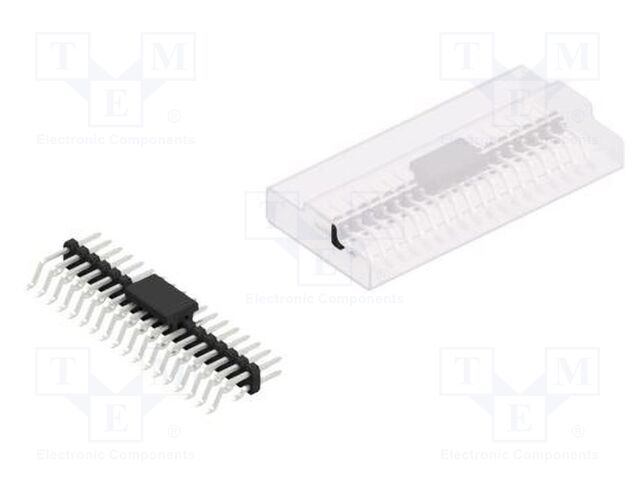 Connector: pin strips; pin header; male; PIN: 36; 2mm; SMT; 2x18