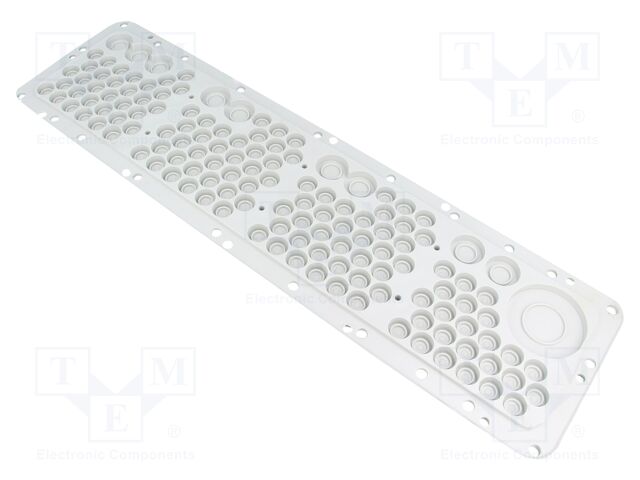 Multigate grommet; Holes no: 139; -40÷130°C; IP65; Series: RIT