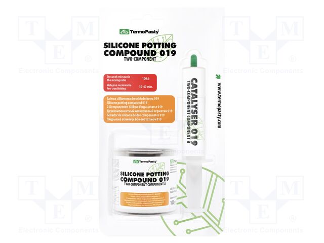 Silicone encapsulating compound; milky; 106g; -50÷200°C; 10kV/mm