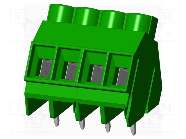 Connector: PCB terminal block; terminal; Plating: tinned; on PCBs