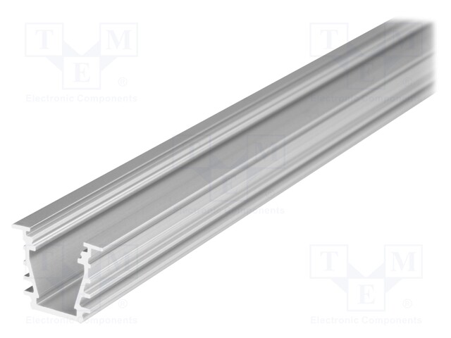 Profiles for LED modules; recessed; natural; L: 2m; aluminium