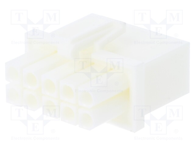 10P MINI UMNL PLUG HSG