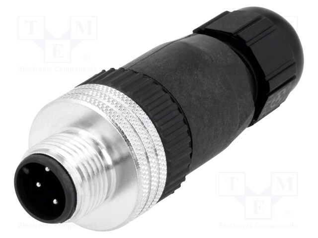 Plug; M12; PIN: 4; male; A code-DeviceNet / CANopen; for cable