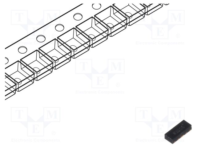 ESD Protection Device, 5 V, UDFN2510, 10 Pins, 3.3 V, 350 mW