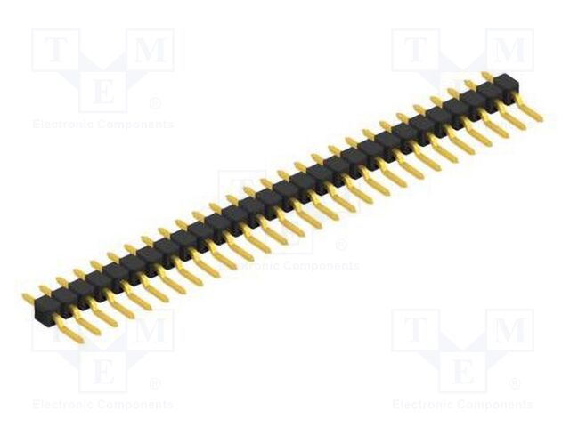 Connector: pin strips; pin header; male; PIN: 28; 2.54mm; SMT; 1x28