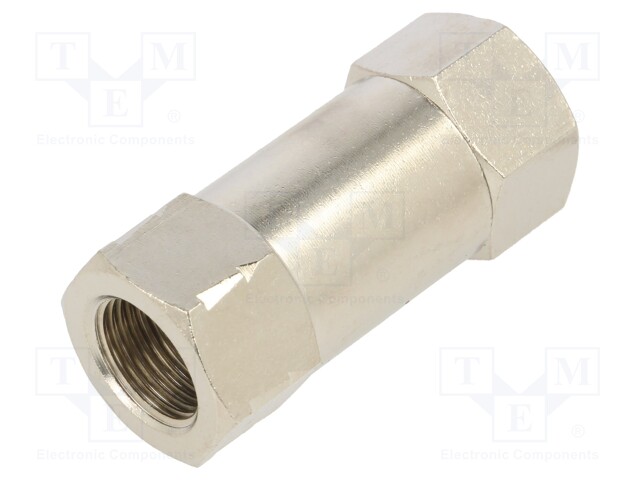 Check valve; Working press: 2÷8bar; nickel plated brass