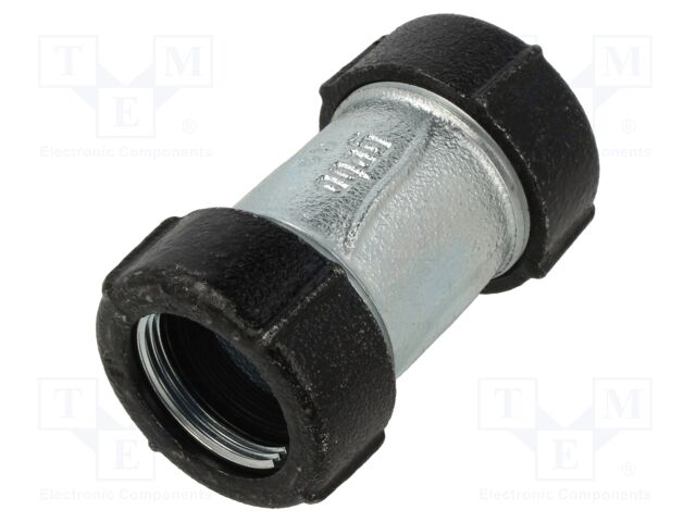 Splice terminal: pass through; 10bar; cast iron; QUICK; 1"