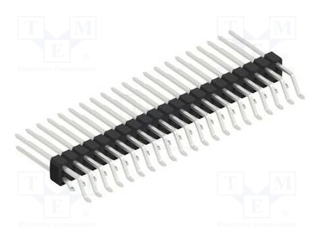 Connector: pin strips; pin header; male; PIN: 42; 2.54mm; SMT; 2x21
