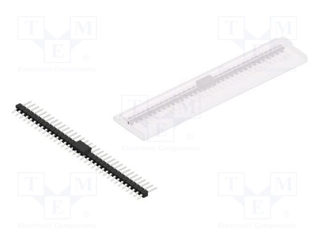 Connector: pin strips; pin header; male; PIN: 34; 2.54mm; SMT; 1x34