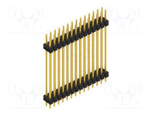 Connector: pin strips; pin header; male; PIN: 28; 2.54mm; THT; 2x14