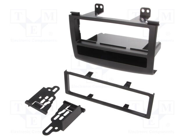 Radio mounting frame; Nissan; 1 DIN; black