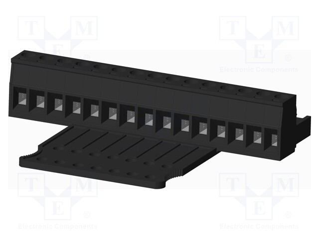 Connector: pluggable terminal block; plug; female; straight; 5mm