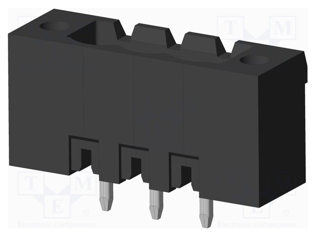 Connector: pluggable terminal block; socket; male; on PCBs