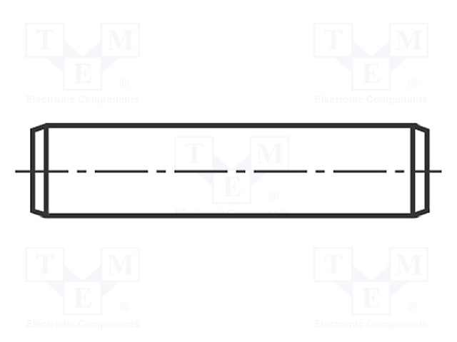 Cylindrical stud; steel; BN: 855; Ø: 2mm; L: 10mm; DIN: 7; ISO: 2338