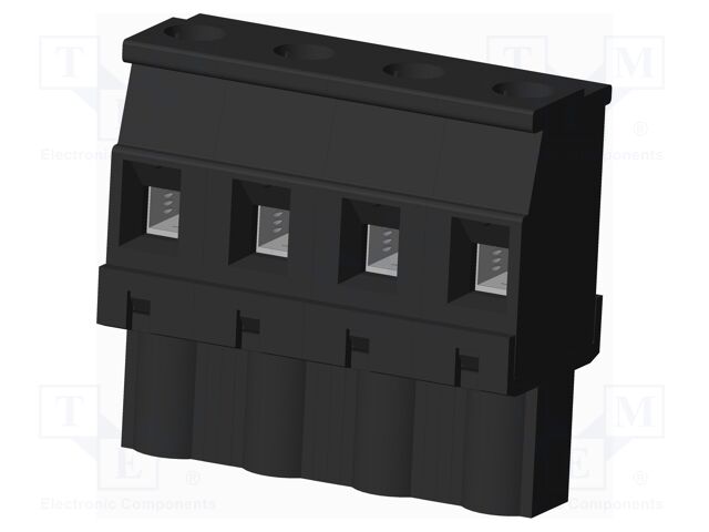 Connector: pluggable terminal block; plug; female; angled 90°