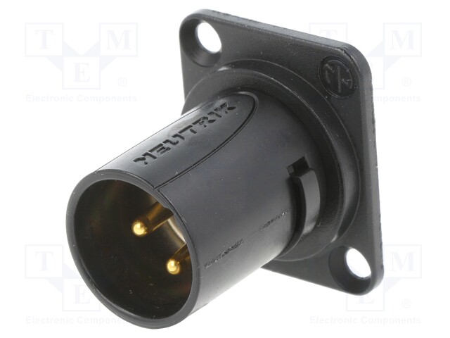XLR MALE MODUL W/FLANGE