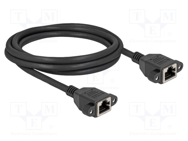 Extender Ethernet; S/FTP; Cat: 6a; RJ45 socket,both sides; 2m
