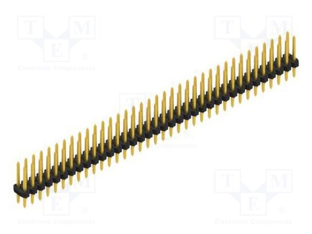 Connector: pin strips; pin header; male; PIN: 72; 2mm; THT; 2x36