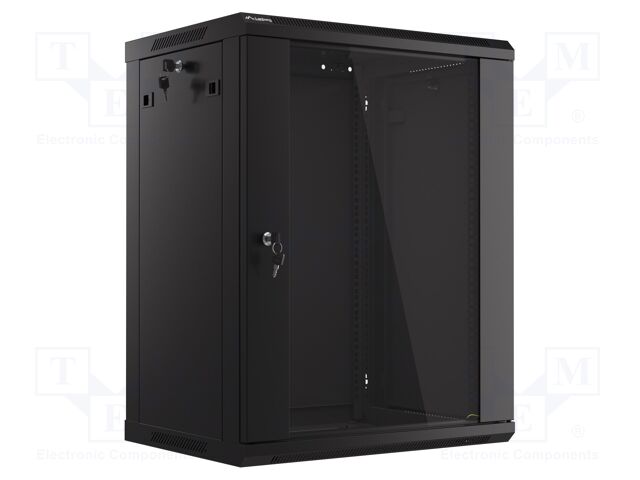 Enclosure: rack cabinet; Standard: 19"; 15U; black; Z: 450mm