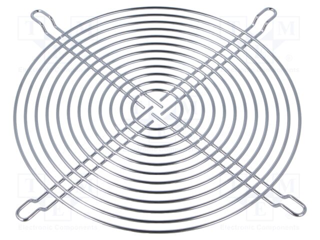 Guard; nickel plated steel; 160x160mm; screws