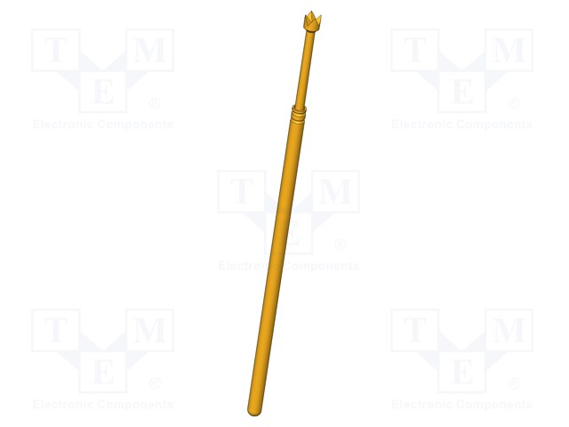 Needle-like test probe; Operational spring compression: 4.3mm